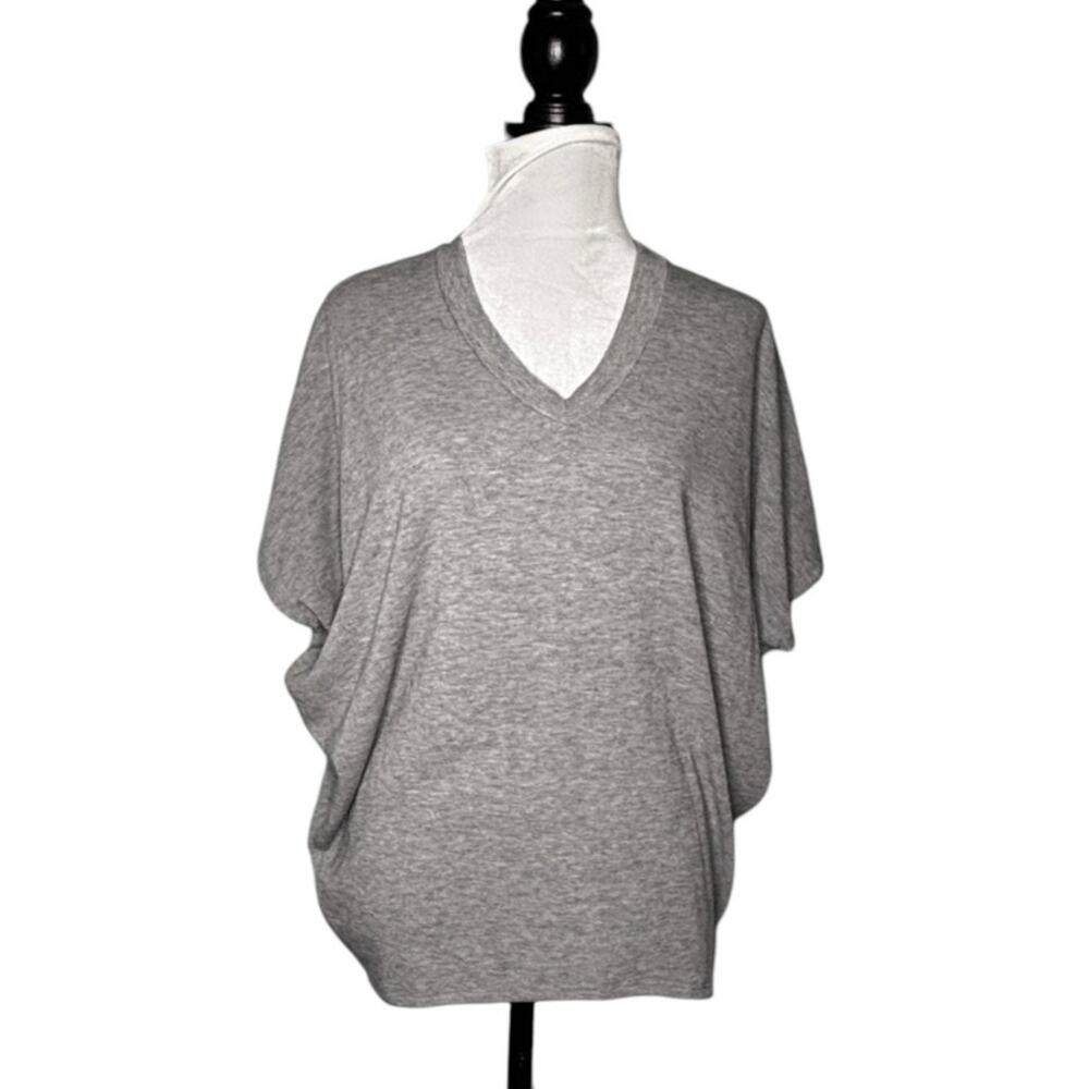 Express Oversized Dolman Top Gray Size Small